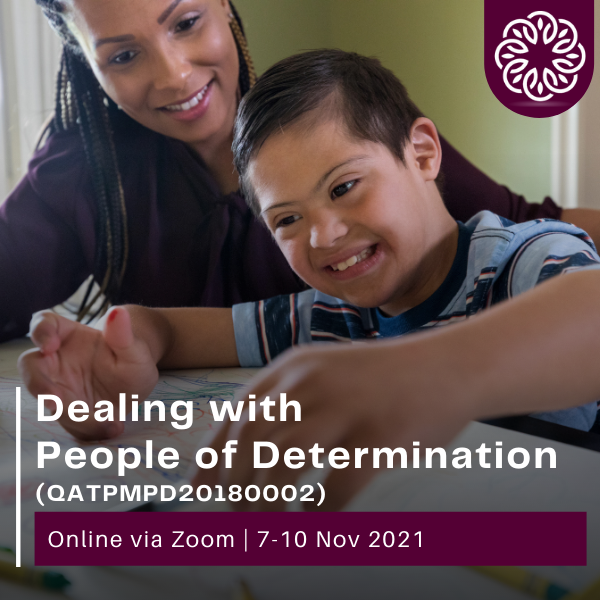 Dealing with People of Determination